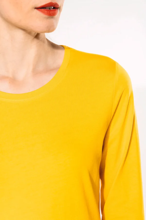 T-Shirt Senhora Manga Comprida Kariban (180Gr)