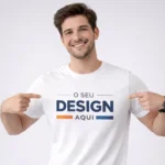 t-shirt algodão personalizada com design