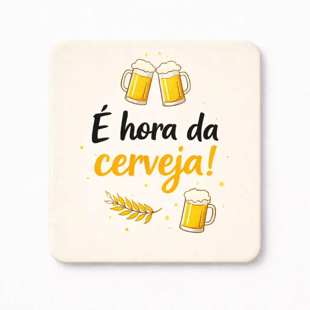 Base de Copos Quadrada Personalizada