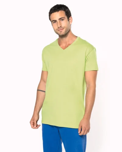 T-Shirt Homem decote V Kariban (150Gr)